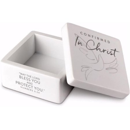 LIGHTHOUSE CHRISTIAN PRODUCTS Lighthouse Christian Products 135523 Keepsake Box - Precious Occasions-Confirmed in Christ No.40269 135523
